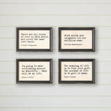 Wood Framed Wall Decor