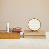 Round Brass Mirror - 5.5"