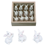 Res Mini Sculpted Bunny Figs In Crate