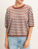 Striped Crew Neck Sweater