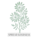 Spread Kindness Green Metal Daisies On Stand