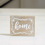 Wood Home Wall Sign