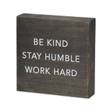 BE KIND BOX SIGN