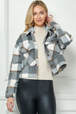 Cropped Flannel Shacket
