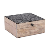 COVERED BOX 6L X 6.5W X 2.5H WOOD/MDF