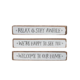 Mdf Long Relaxed Block Decor 3 Asst