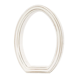 White Open Egg Frame