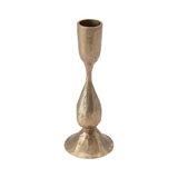 Metal Taper Holder, Antique Brass Finish