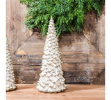 11.8" Snowy Gold Tree