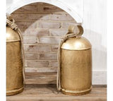 19" Antique Gold Bell Hanger