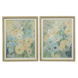 Pastel Floral Prints In Frame