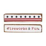Patriotic Wood Blocks