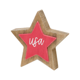 Red Usa 3d Star