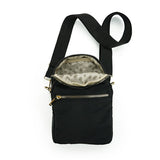 BLACK ROUNDTRIP CONVERTIBLE SLING