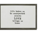 Frame with Easel and Saying