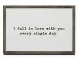 Frame with Easel and Saying