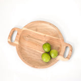 Round Wood Serving Tray - 15.75