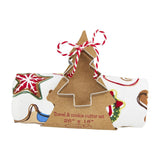 Christmas Printed Towel & Cookie Cutter Set