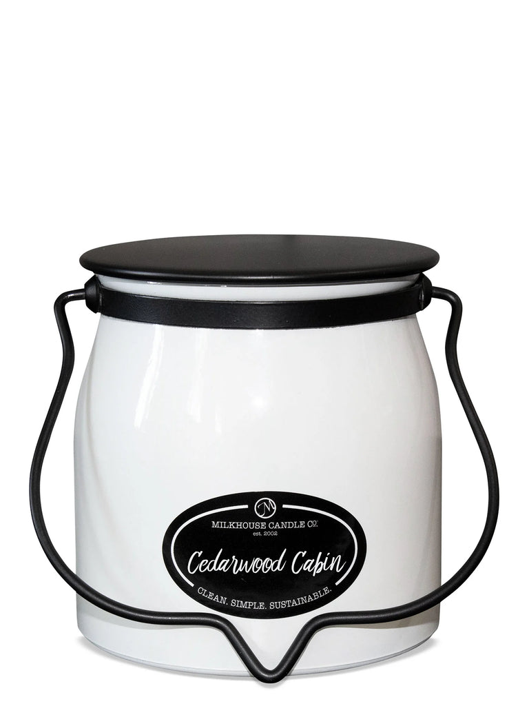 Butter Jar: Cedarwood Cabin - 16 Oz