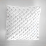 White Woven Pillow - 18
