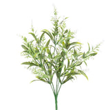 Lavender Bush, White -  7"x13"