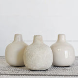 White Ball Vase - 3.5