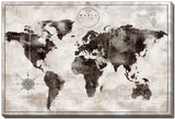 Rustic World Map 30x45
