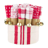 Holiday Kitchen Towel Basket