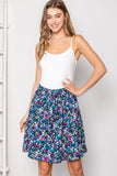 Flirty Floral Smocked Skirt