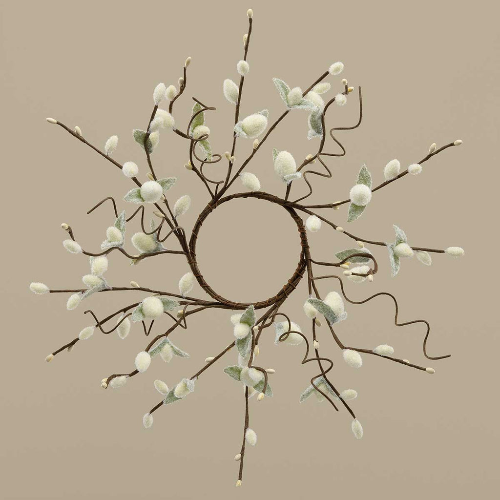 Pussy Willow Candle Ring - 14"