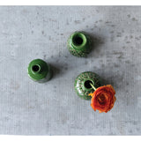 Embossed Stoneware Vases