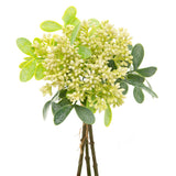 Berry Cluster Bundle with Foliage, Cream - 7" x 12"