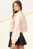 Travel in Style Short Jacket in Blush