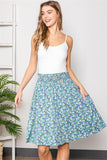 Blossom Smocked Midi Skirt