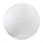 White Finish Wood Ball Decor