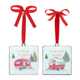 Camper Ornaments - Two Assorted