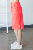 Neon Elastic Waist Skirt