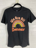 We Are All Dreamers Graphic Tee in Black