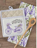 Provence Lavender Potholder Gift Set