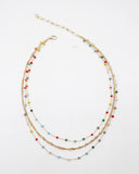 Multi Layer Glass Bead Necklace
