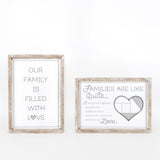 Wood Framed Sign (QUILTS/LOVE)