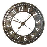 Metal Clock w/ Light
