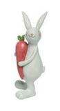 Resin Bunny w/ Carrot Figurine