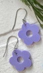 Simple Small Flower Dangle Earrings